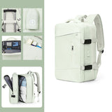 Sac à dos extensible 45x36x20 vert vue de face – Sac à Dos Extensible 45x36x20 | Sogaïa