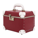 Vanity case rigide rouge vue de face – Vanity Case Rigide Éléganté | Sogaïa