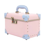 Vanity case rigide rose vue de face – Vanity Case Rigide Éléganté | Sogaïa