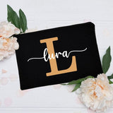 Personalized first name pouch with closure detail – Personalized First Name Pouch | Sogaïa