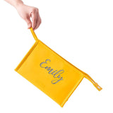 Trousse Personnalisée Prénom Jaune