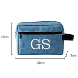 Trousse tissu personnalisée noir vue de face – Trousse Tissu Personnalisée | Sogaïa