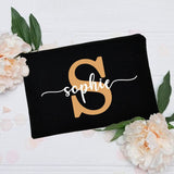 Personalized red first name pouch, front view – Personalized First Name Pouch | Sogaïa