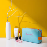 Trousse à personnaliser bleu vue de face – Trousse à Personnaliser Love Color™ | Sogaïa