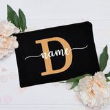 Personalized green first name pouch, front view – Personalized First Name Pouch | Sogaïa