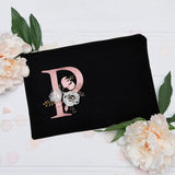 Personalized khaki pouch, front view – Personalized pouch | Sogaïa