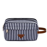 Trousse de toilette double compartiment vue de profil – Trousse de Toilette avec Double Compartiment | Sogaïa