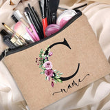 Pochette Tissu Personnalisable en Lin