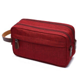 Trousse de Toilette Double Compartiment Rouge