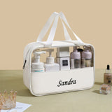 Trousse de toilette personnalisée détail gravure – Trousse de Toilette Personnalisée Imperméable | Sogaïa
