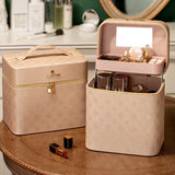 Vanity case rigide pour maquillage vue de profil – Vanity Case Rigide pour Maquillage KreyKrey™ | Sogaïa