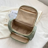 Türkise Kosmetiktasche, Vorderansicht – Kosmetiktasche | Sogaïa