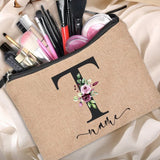 Pochette tissu personnalisable rouge vue de face – Pochette Tissu Personnalisable | Sogaïa