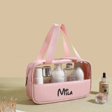 Trousse de toilette personnalisée ouverte – Trousse de Toilette Personnalisée Imperméable | Sogaïa