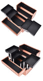 Mallette de Maquillage Rose Gold