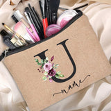 Pochette tissu personnalisable jaune vue de face – Pochette Tissu Personnalisable | Sogaïa