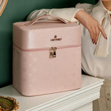 Vanity Case Rigide Maquillage Rose