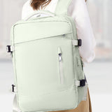 Sac à dos extensible 45x36x20 noir vue de profil – Sac à Dos Extensible 45x36x20 | Sogaïa