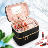 Vanity rangement maquillage vue de face – Vanity pour Rangement de Maquillage | Sogaïa