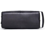 Trousse de toilette en cuir bleu vue de face – Trousse de Toilette en Cuir Sogaïa™ | Sogaïa