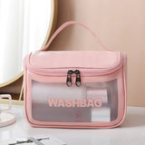 Blue translucent soft plastic pencil case front view – Translucent Soft Plastic Pencil Case | Sogaïa