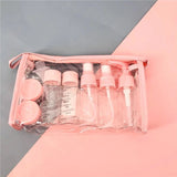 Trousse de toilette transparente avion vue de profil – Trousse de Toilette Transparente pour Avion | Sogaïa