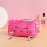 Trousse de toilette petite fille rose bonbon vue de face – Trousse de Toilette pour Petite Fille | Sogaïa