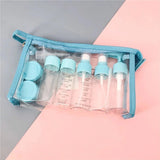 Trousse de toilette transparente avion ouverte – Trousse de Toilette Transparente pour Avion | Sogaïa