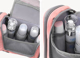 Trousse de toilette familiale kaki vue de face – Trousse de Toilette Familiale Travelsky™ | Sogaïa