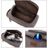 Trousse de toilette de voyage pour homme détail fermeture – Trousse de Toilette de Voyage pour Homme | Sogaïa