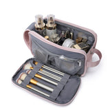 Trousse de toilette double fermeture vue de profil – Trousse de Toilette Double Fermeture Bagsmart™ | Sogaïa