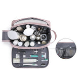 Trousse de toilette double fermeture ouverte – Trousse de Toilette Double Fermeture Bagsmart™ | Sogaïa