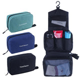 Trousse de toilette suspendable bleu marine vue de face – Trousse de Toilette Suspendable Travel Season™ | Sogaïa
