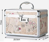 Vanity case rigide avec code rose vue de face – Vanity Case Rigide avec Code | Sogaïa