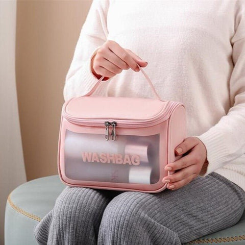 Trousse en plastique souple translucide vue de profil – Trousse en Plastique Souple Translucide | Sogaïa