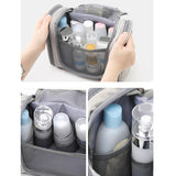 Trousse de toilette familiale violet vue de face – Trousse de Toilette Familiale Travelsky™ | Sogaïa