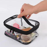 Trousse de toilette voyage cabine noir vue de face – Trousse de Toilette Voyage Cabine | Sogaïa