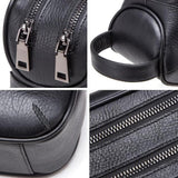 Trousse de toilette personnalisée pour homme lifestyle – Trousse de Toilette Personnalisée Homme Cuir Double Compartiment Sogaïa™ | Sogaïa