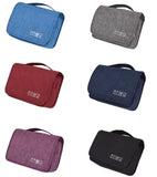 Trousse de toilette de voyage à suspendre rouge vue de face – Trousse de Toilette de Voyage à Suspendre | Sogaïa