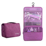 Trousse de toilette de voyage à suspendre gris vue de face – Trousse de Toilette de Voyage à Suspendre | Sogaïa
