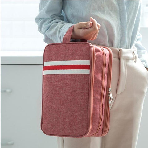 Trousse de toilette vacances vue de face – Trousse de Toilette pour les Vacances | Sogaïa