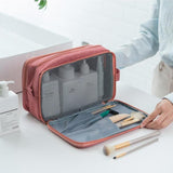 Trousse de toilette vacances détail fermeture – Trousse de Toilette pour les Vacances | Sogaïa
