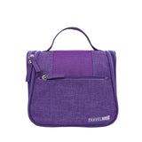 Trousse de toilette crochet bleu vue de face – Trousse de Toilette Crochet Travel Bag™ | Sogaïa