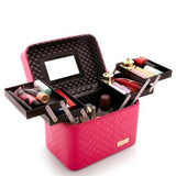 Makeup vanity box rose bonbon vue de face – Makeup Vanity Box Heavenly Lanléo™ | Sogaïa