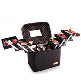 Makeup vanity box noir 3 tablettes – Makeup Vanity Box Heavenly Lanléo™ | Sogaïa