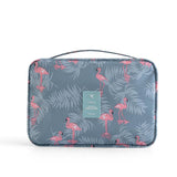 Trousse de toilette pliable noir vue de face – Trousse de Toilette Pliable Travel™ | Sogaïa