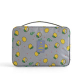 Trousse de toilette pliable gris vue de face – Trousse de Toilette Pliable Travel™ | Sogaïa