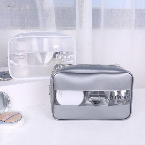 Trousse transparente rectangulaire vue de profil – Trousse Transparente Rectangulaire | Sogaïa