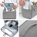 Trousse de toilette pour voyage bleu marine vue de face – Trousse de Toilette pour Voyage | Sogaïa