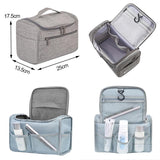 Trousse de toilette pour voyage noir vue de face – Trousse de Toilette pour Voyage | Sogaïa